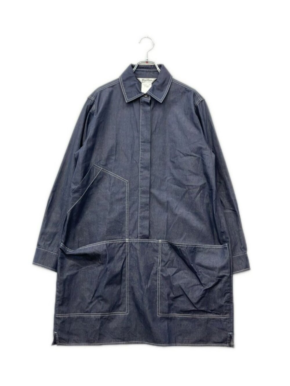Max Mara Long Sleeve Shirt Dress 44